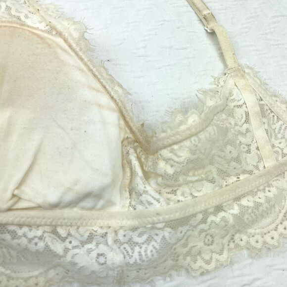 BUY 1 GET 1 FREE Aerie lace bralette cream bridal medium - Picture 7 of 13